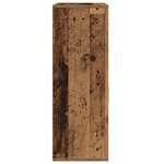 vidaXL Buffet avec tiroir Vieux bois 79 x 38 x 80 cm Bois d'ingénierie