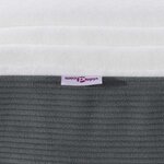 Matelas à ressorts ensachés vidaXL gris foncé Medium 90x200x20 cm en tissu