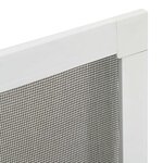 vidaXL Écran anti-insectes pour fenêtres Blanc 110 x 130 cm