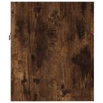 vidaXL Ensemble de meubles de salle de bain 2 Pièces Chêne fumé