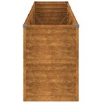 vidaXL Jardinière surélevée 291 x 50 x 69 cm Acier Corten