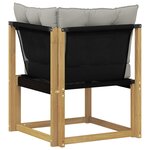 vidaXL Canapé d'angle extérieur Blanc