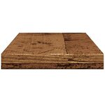 vidaXL Étagères murales 4 Pièces vieux bois 40x10x1 5cm bois d'ingénierie