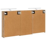 vidaXL Ensemble de Meubles de Salle de Bain 3 Pièces 140 x 14 5 x 70 cm