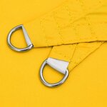 vidaXL Voile de parasol tissu oxford rectangulaire 6x7 m jaune