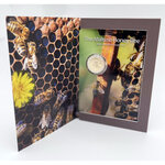 2 euros commémorative Malte 2024 - Abeille Maltaise en coffret BU.