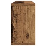 Étagères murales vidaXL 4 Pièces en bois ancien 80x15x26 cm en bois d'ingénierie