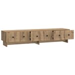 vidaXL Meuble TV Chêne artisanal 147 x 34 5 x 30 cm Bois d'ingénierie