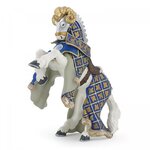 39914 Cheval du maitre des armes cimier belier