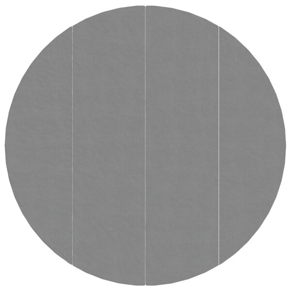 vidaXL Bâche de piscine gris clair Ø500 cm géotextile polyester