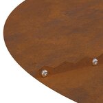 vidaXL Jardinière en Acier Corten Acier corten Grand Jardinières
