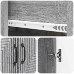 vidaXL Ensemble de Meubles 2 Pièces 66 x 34 5 x 95 cm Bois d'ingénierie