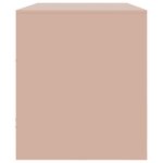 vidaXL Meuble TV rose 99x39x44 cm acier