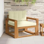 vidaXL Sofa de milieu extérieur Naturel