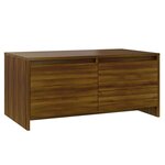vidaXL Table basse Chêne marron 90x50x41 5 cm Bois d'ingénierie