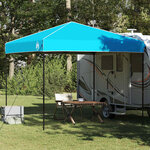 vidaXL Tente à auvent pop-up Bleu 250 x 250 cm tissu