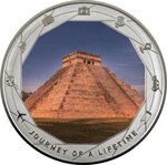 Pièce de monnaie en Argent 1000 Francs g 31.1 (1 oz) Millésime 2025 Journey of a Lifetime CHICHEN ITZA