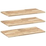 vidaXL Étagères flottantes 3 Pièces 60x40x2 cm acacia massif non traité