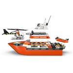 LEGO City 60504 - Bateau de sauvetage et hélicoptère des garde‑côtes  742 pièces dès 7 ans