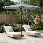 vidaXL Parasol de jardin 270 x 270 cm Polyester Rectangulaire