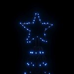 vidaXL Arbre de Noël cône 1400 LED Bleues 160x500 cm