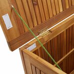 vidaXL Boîte de rangement de jardin 60x50x58 cm Bois d'acacia solide