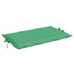 vidaXL Coussin de chaise longue vert 186x58x4 cm tissu oxford