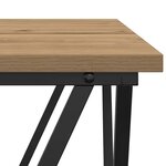 vidaXL Table basse Chêne artisanal 80 x 80 x 45 cm
