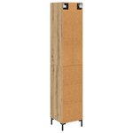 vidaXL Haut Armoire avec tiroir Chêne artisanal 34 5 x 34 x 180 cm