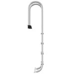 vidaXL Échelle de piscine 54x38x184 5 cm acier inoxydable 304