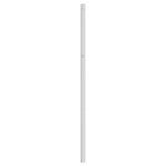 vidaXL Tête de lit métal blanc 100 cm