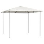 vidaXL Belvédère 3x3x2 6 m Crème 160 g/m²
