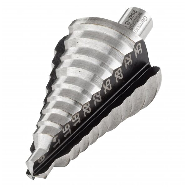 wolfcraft Foret par incréments 10 mm 8-35 mm Acier rapide Gris 2585000