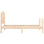 vidaXL Cadre de lit sans matelas 100x200 cm bois massif