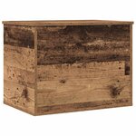 vidaXL Boîte de Rangement avec stockage Bois ancien 60 x 42 x 46 cm