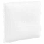 vidaXL Coussin de Dos Blanc 50 x 19 x 45 cm tissu