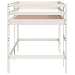 vidaXL Lit mezzanine d'enfants sans matelas avec échelle 90x200 cm