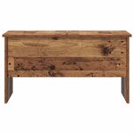 vidaXL Table basse Bois Ancien 102 x 50 5 x 46 5 cm Bois d'ingénierie