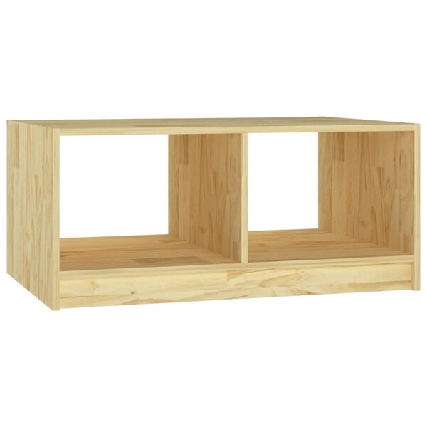 vidaXL Table basse 75x50x33 5 cm Bois de pin massif