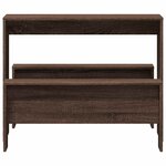 vidaXL Ensemble table à manger et bancs 3 Pièces bois d'ingénierie