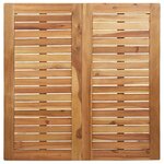 vidaXL EnsembledeRepasdeJardin 3 Pièces AcaciaMassif