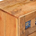 vidaXL Cabinet de chevet avec tiroir Naturel 40 x 33 5 x 46 cm