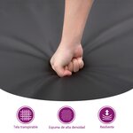 vidaXL Banc Rouge bordeaux 100x35x41 cm Similicuir