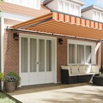 vidaXL Auvent Rétractable Jaune et Orange 600 × 350 cm