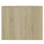 vidaXL Table basse chêne sonoma 90x50x41 5 cm bois d'ingénierie