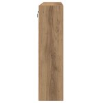 vidaXL Vitrine Artisan Chêne 100x15x58 cm Bois d'ingénierie