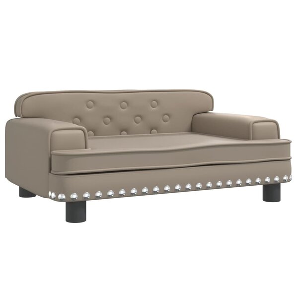 vidaXL Canapé pour enfants cappuccino 70x45x30 cm similicuir