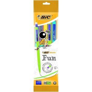 BIC Lot de 5 Porte-mines Matic Combos - HB - 0,7 mm