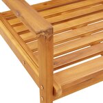 vidaXL Fauteuil de jardin lot de 2 66 5x65x81 cm bois massif d'acacia