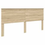 vidaXL Cadre de lit Chêne Sonoma 200 x 200 cm Bois Ingénierie
